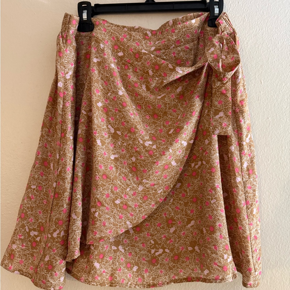 Vero Moda Floral Wrap Mini Skirt
